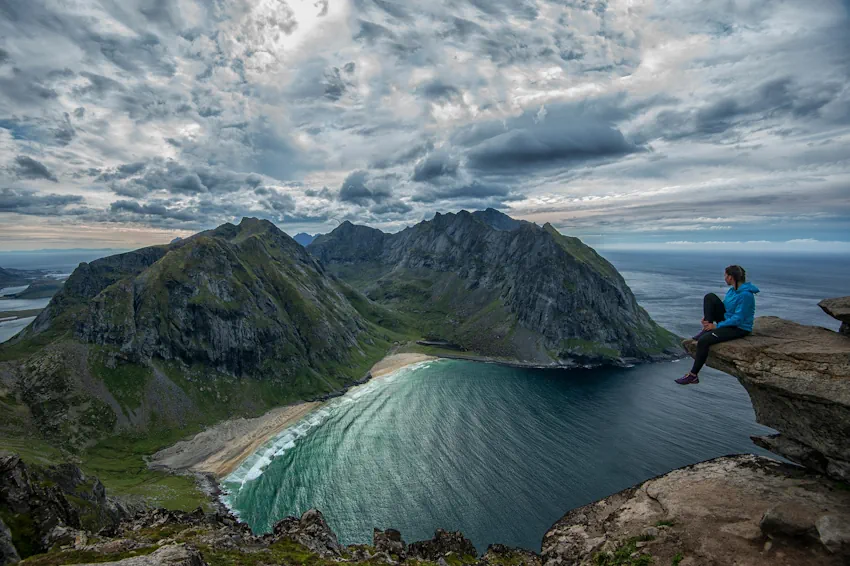 lofoten strand och berg
