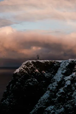 Nordkapsklippan på avstånd