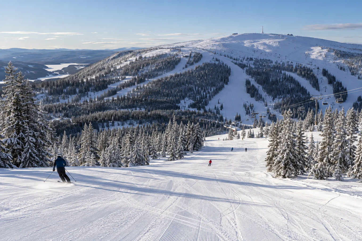 Trysil: skidåkning, pistkarta, boende och snödjup